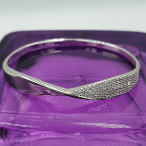 BRAZALETE DE BAÑO DE RODIO MOD BELEM