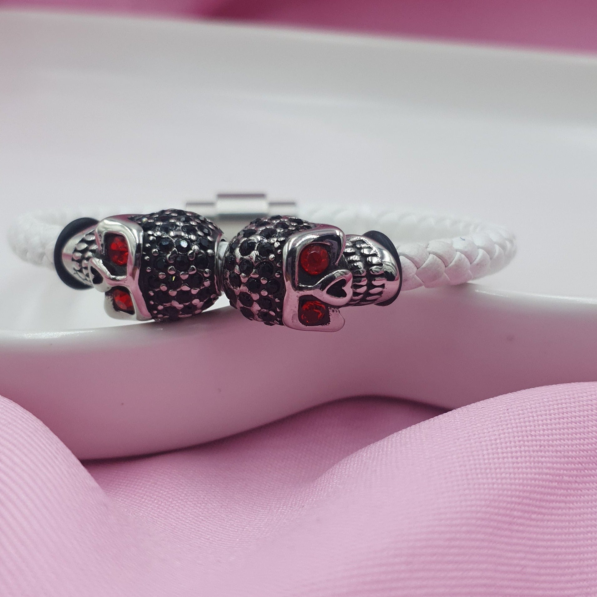 Pulsera en Vinipiel y Acero Inoxidable MOD 045
