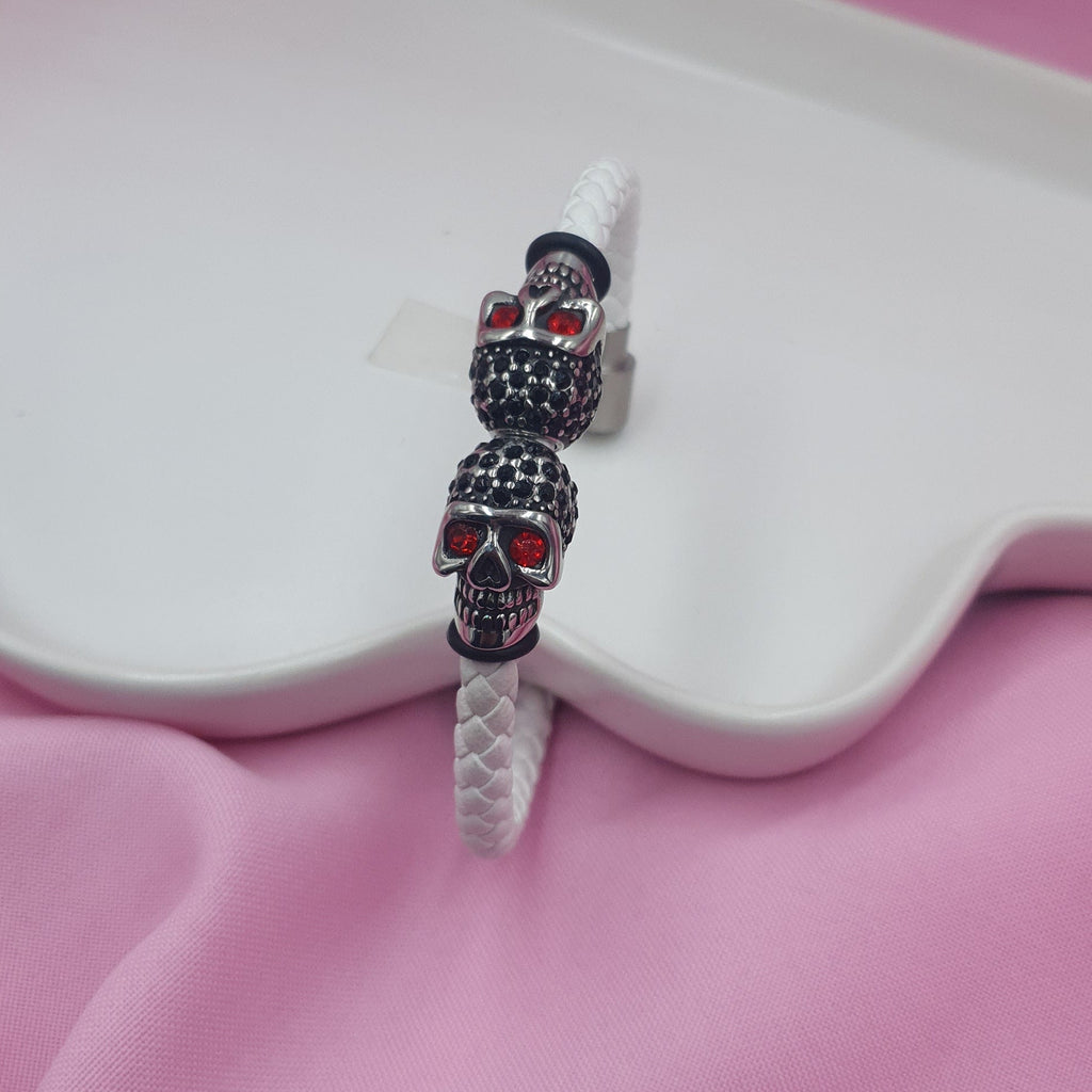 Pulsera en Vinipiel y Acero Inoxidable MOD 045