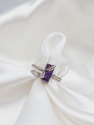 ANILLO BAÑO DE RODIO MOD 241