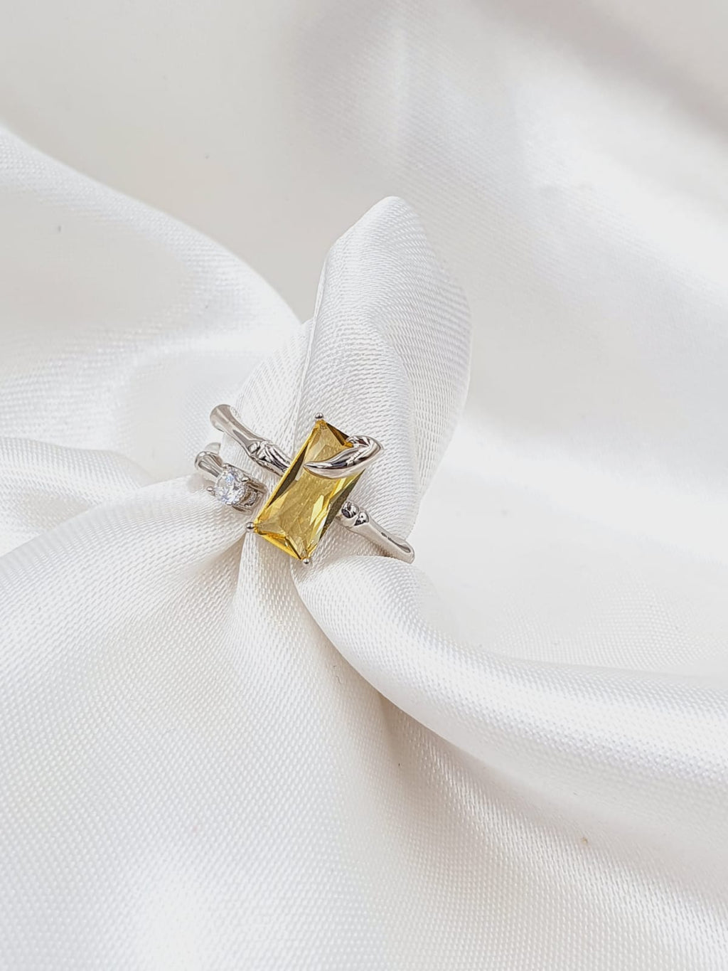 ANILLO BAÑO DE RODIO MOD 233