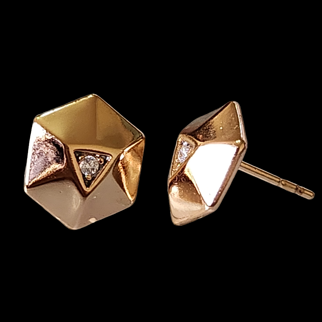 BROQUEL EN ORO LAMINADO MOD PAULA