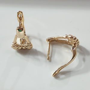 ARETES EN ORO LAMINADO MOD 2500