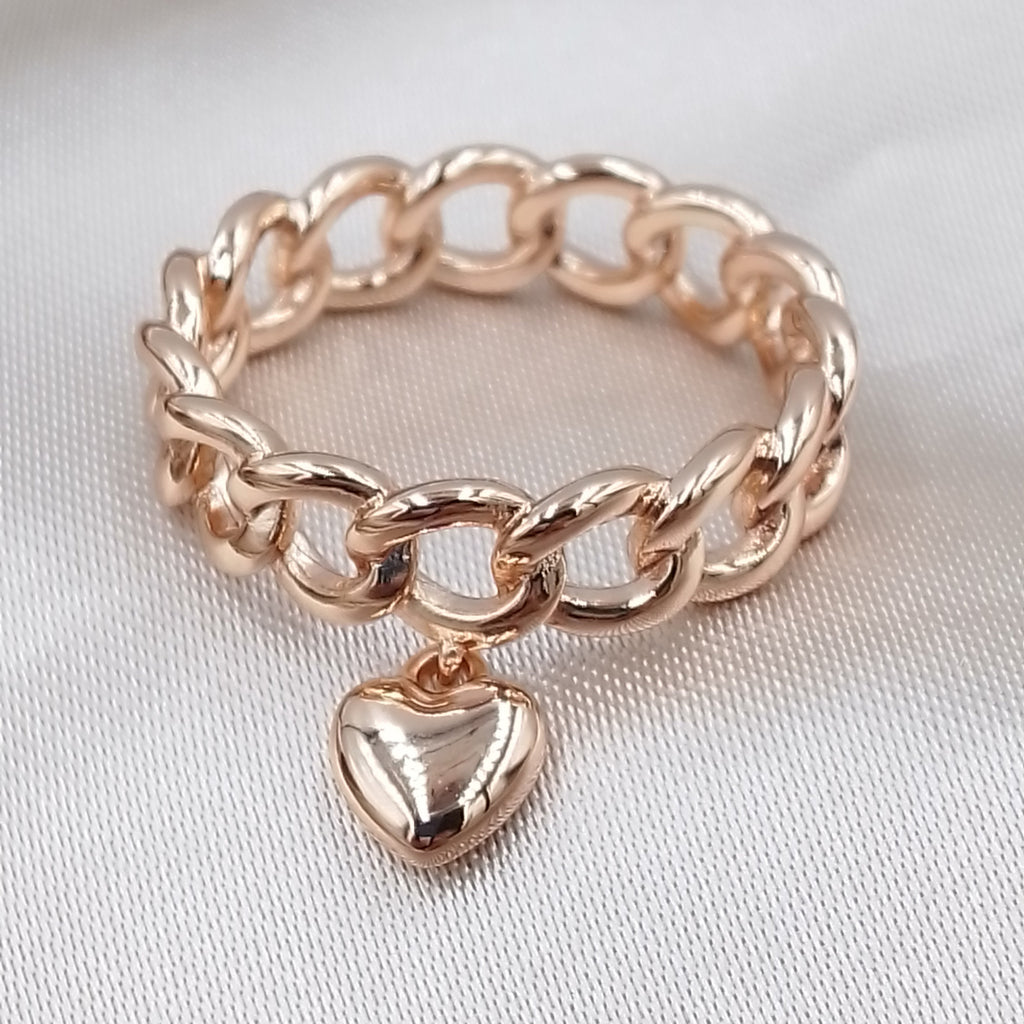 ANILLO EN ORO LAMINADO MOD LOVE