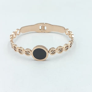 BRAZALETE ACERO INOXIDABLE ROSADO MOD 025