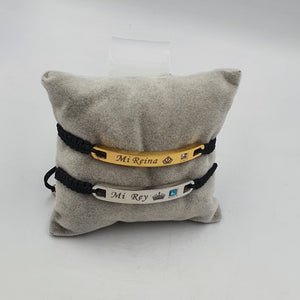 PULSERA DE PAREJA EN ACERO INOXIDABLE MOD 099