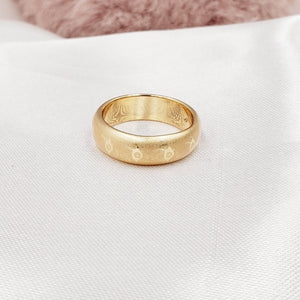 ANILLO EN ORO LAMINADO MOD 145