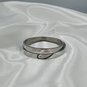 BRAZALETE DE PAREJA EN ACERO INOXIDABLE MOD 071