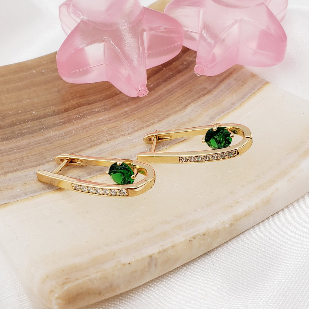 ARETES EN ORO LAMINADO MOD 1292