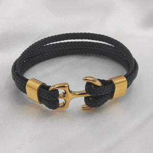 PULSERA VINIPIEL Y ACERO INOXIDABLE MOD 109