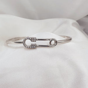BRAZALETE EN BAÑO DE RODIO MOD VALENCIA
