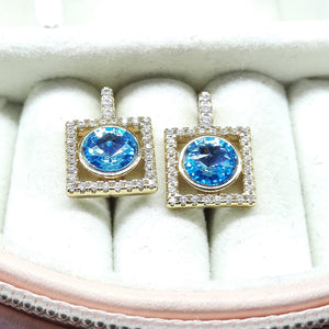ARETES EN ORO LAMINADO SW MOD 1082